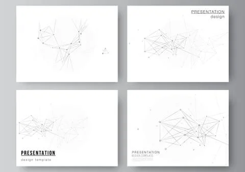 Vector layout of presentation slides design business templates, template for 스톡 일러스트