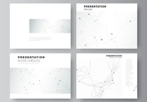 Vector layout of presentation slides design business templates, template for Illustrazione stock