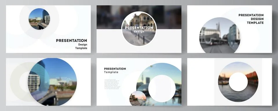 Vector layout of the presentation slides design business templates, multipurpose Illustrazione stock