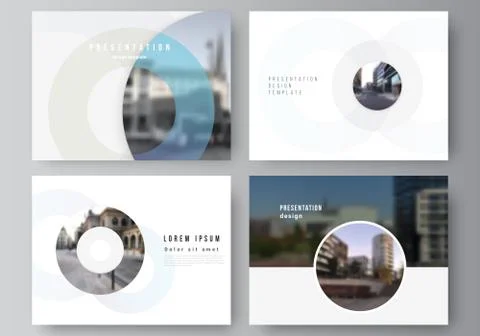 Vector layout of the presentation slides design business templates, multipurpose Stock Illustration