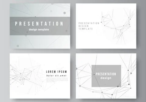 Vector layout of presentation slides design business templates, template for Stock Illustration