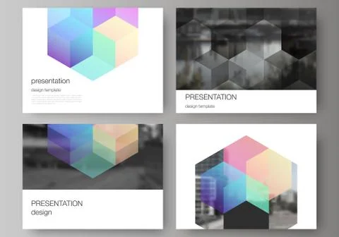 Vector layout of the presentation slides design business templates, multipurpose Illustrazione stock