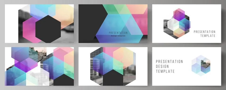 Vector layout of the presentation slides design business templates, multipurpose Illustrazione stock