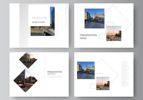 Vector layout of the presentation slides design business templates, multipurpose Stock Illustration