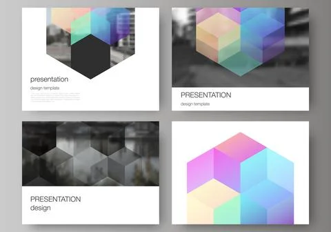 Vector layout of the presentation slides design business templates, multipurpose Illustrazione stock
