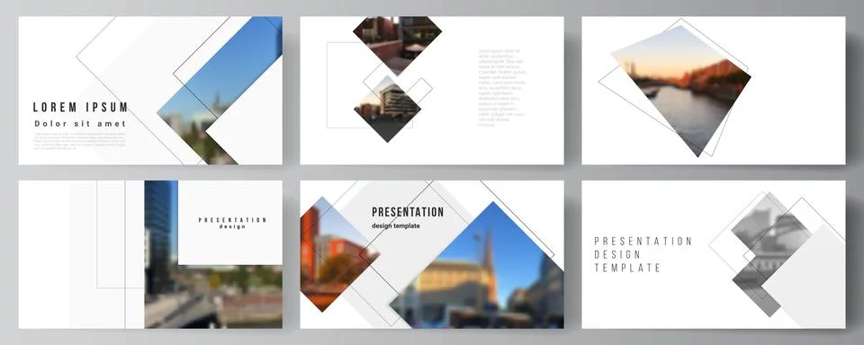 Vector layout of the presentation slides design business templates, multipurpose Stock Illustration