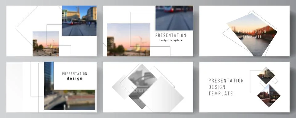Vector layout of the presentation slides design business templates, multipurpose Stock Illustration