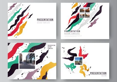 Vector layout of the presentation slides design business templates, multipurpose Stock Illustration