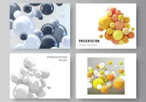 Vector layout of the presentation slides design business templates, multipurpose Stock Illustration