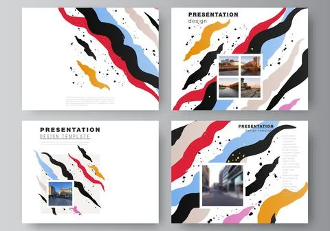 Vector layout of the presentation slides design business templates, multipurpose Stock Illustration