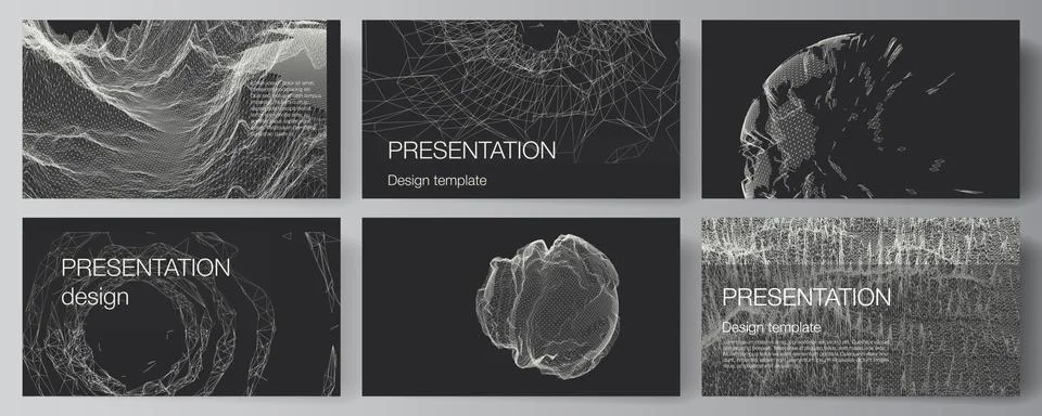 Vector layout of presentation slides design business templates, template for Stock Illustration