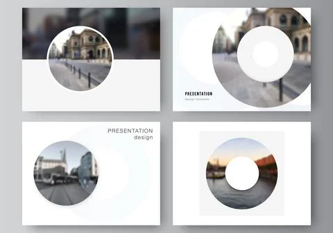 Vector layout of the presentation slides design business templates, multipurpose Stock Illustration