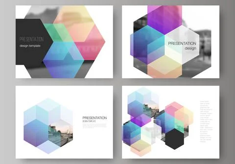 Vector layout of the presentation slides design business templates, multipurpose Illustrazione stock