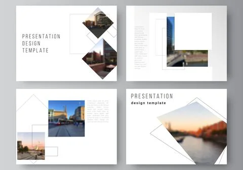 Vector layout of the presentation slides design business templates, multipurpose Stock Illustration