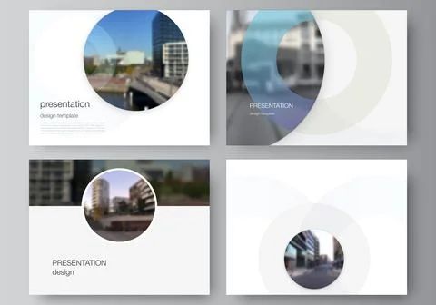 Vector layout of the presentation slides design business templates, multipurpose Stock Illustration