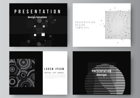 Vector layout of the presentation slides design business templates, template for Stock Illustration