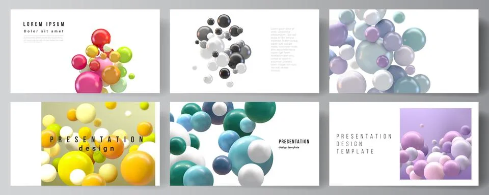 Vector layout of presentation slides design templates, multipurpose template for Stock Illustration