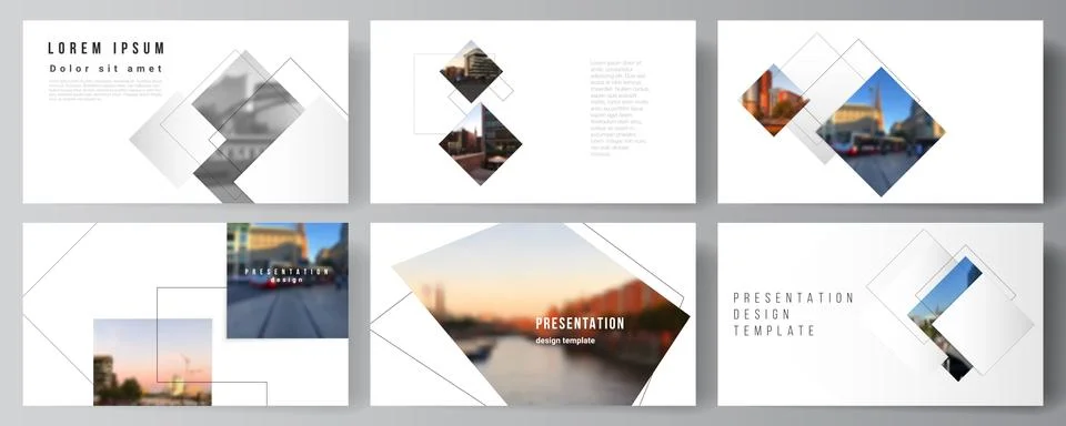 Vector layout of the presentation slides design business templates, multipurpose Stock Illustration