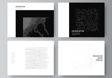 Vector layout of the presentation slides design business templates, template for Stock Illustration