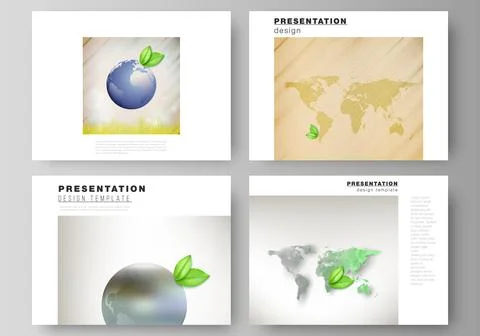 Vector layout of the presentation slides design business templates, multipurpose Stock Illustration