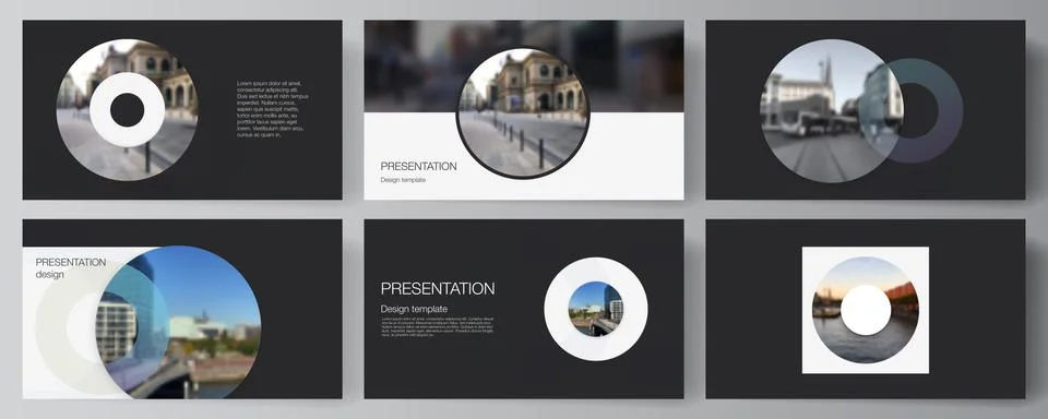 Vector layout of the presentation slides design business templates, multipurpose Stock Illustration