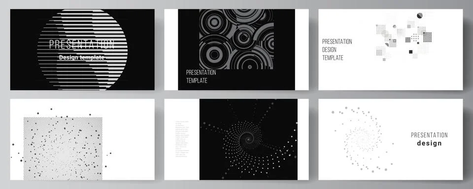Vector layout of the presentation slides design business templates, template for Stock Illustration