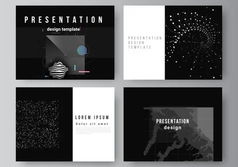 Vector layout of the presentation slides design business templates, template for Stock Illustration