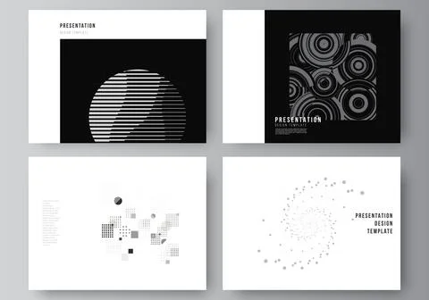 Vector layout of the presentation slides design business templates, template for Stock Illustration