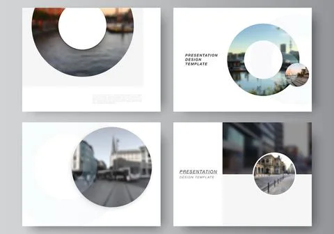 Vector layout of the presentation slides design business templates, multipurpose Stock Illustration
