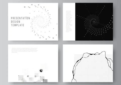 Vector layout of the presentation slides design business templates, template for Stock Illustration