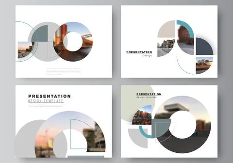 Vector layout of the presentation slides design business templates, multipurpose Stock Illustration