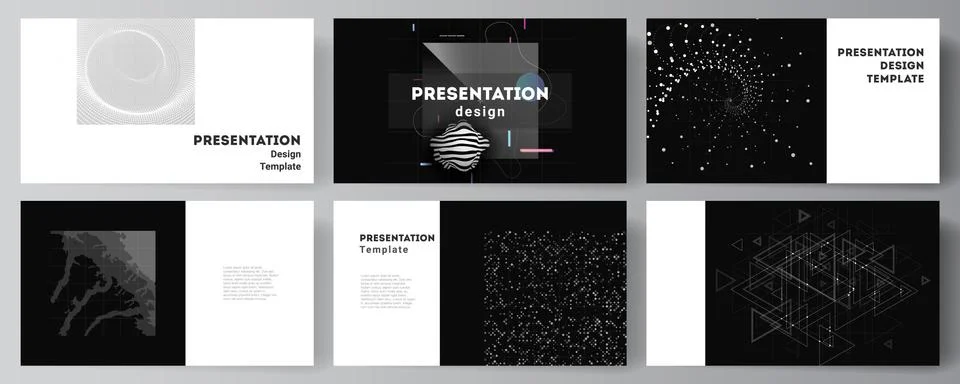 Vector layout of the presentation slides design business templates, template for Stock Illustration
