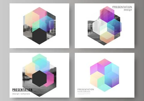 Vector layout of the presentation slides design business templates, multipurpose Illustrazione stock