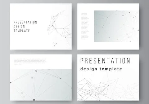 Vector layout of presentation slides design business templates, template for Illustrazione stock