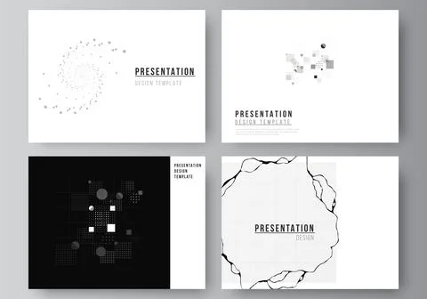 Vector layout of the presentation slides design business templates, template for Stock Illustration