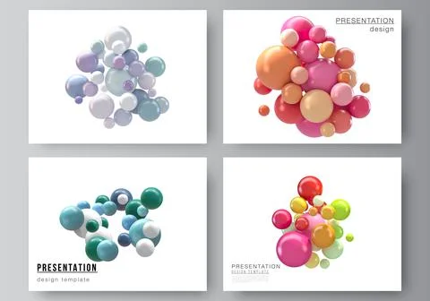 Vector layout of presentation slides design templates, multipurpose template for Stock Illustration
