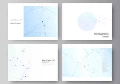 Vector layout of presentation slides design business templates, multipurpose Stock Illustration