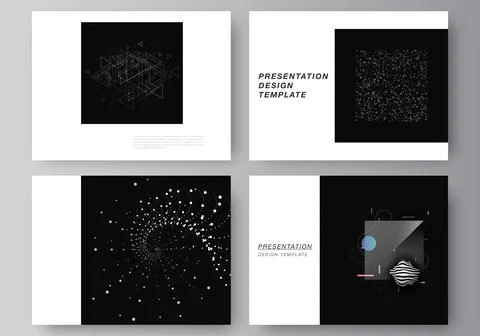 Vector layout of the presentation slides design business templates, template for Stock Illustration