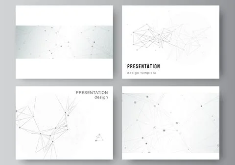 Vector layout of presentation slides design business templates, template for Stock Illustration
