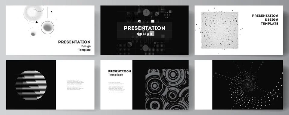 Vector layout of the presentation slides design business templates, template for Stock Illustration
