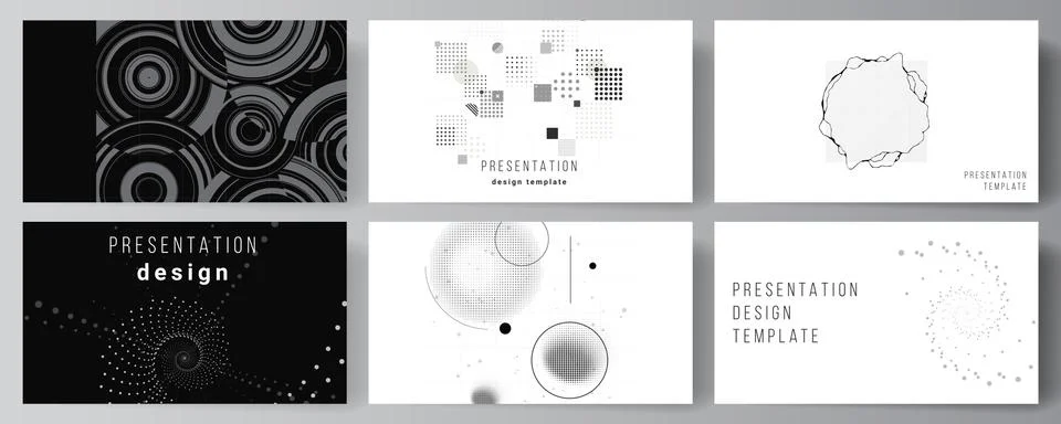 Vector layout of the presentation slides design business templates, template for Stock Illustration