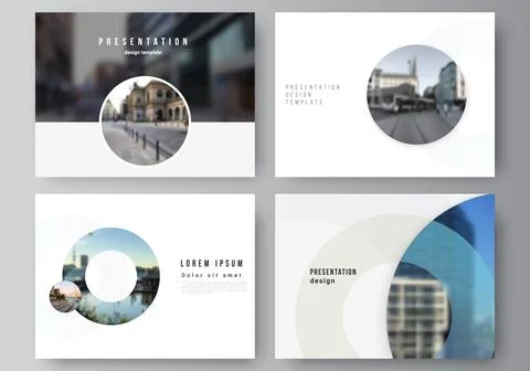 Vector layout of the presentation slides design business templates, multipurpose Stock Illustration