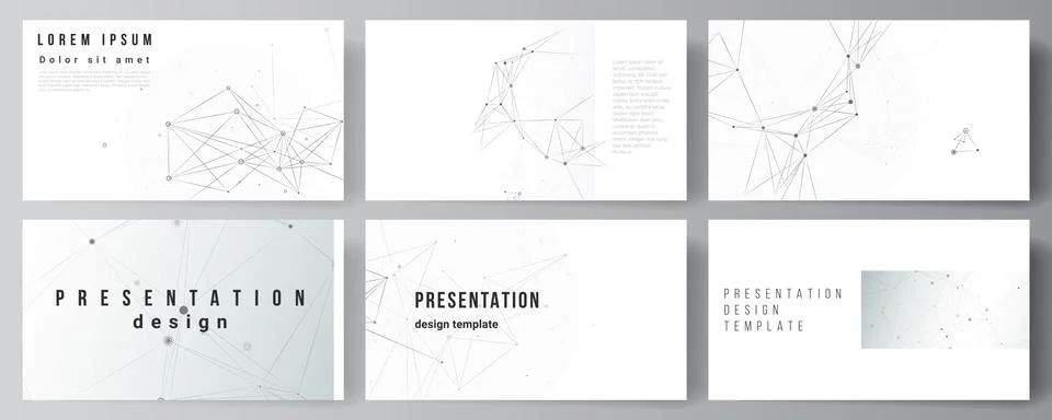 Vector layout of presentation slides design business templates, template for Stock Illustration