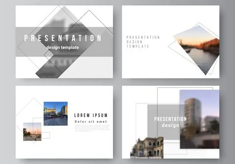 Vector layout of the presentation slides design business templates, multipurpose Stock Illustration