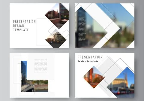 Vector layout of the presentation slides design business templates, multipurpose Stock Illustration
