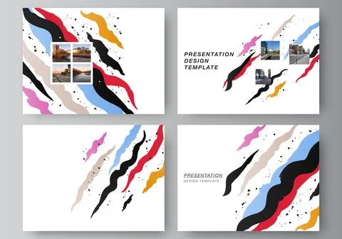 Vector layout of the presentation slides design business templates, multipurpose Stock Illustration
