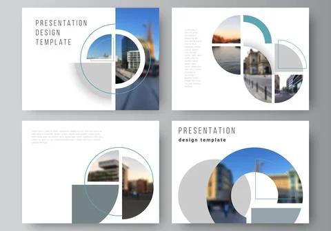 Vector layout of the presentation slides design business templates, multipurpose Stock Illustration