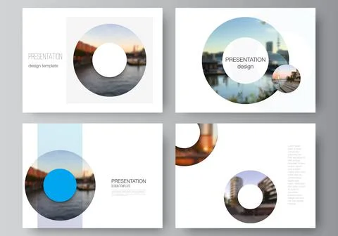Vector layout of the presentation slides design business templates, multipurpose Stock Illustration