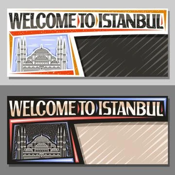 Vector layouts for Istanbul Stock Illustration