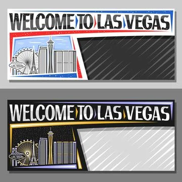 Vector layouts for Las Vegas Stock Illustration